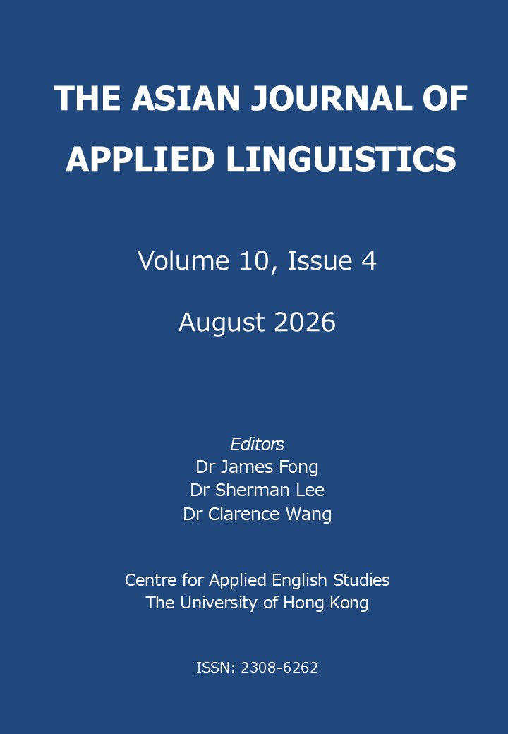 					View Vol. 10 No. 4 (2026): The Asian Journal of Applied Linguistics 
				